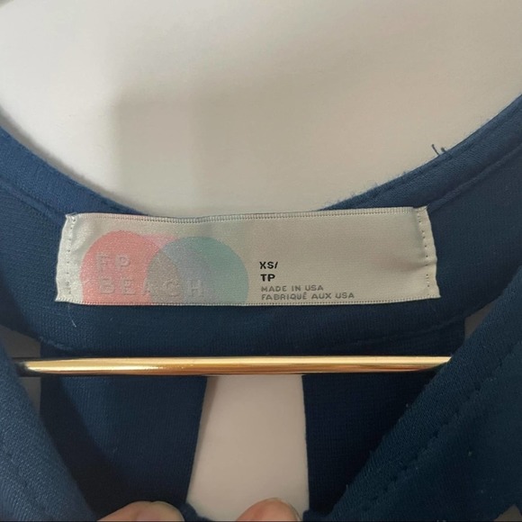 Free People FP Beach Sundress Teal XS - Picture 3 of 4